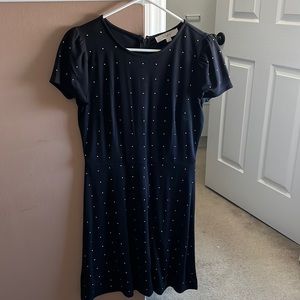 Black size 4 Loft short sleeve dress